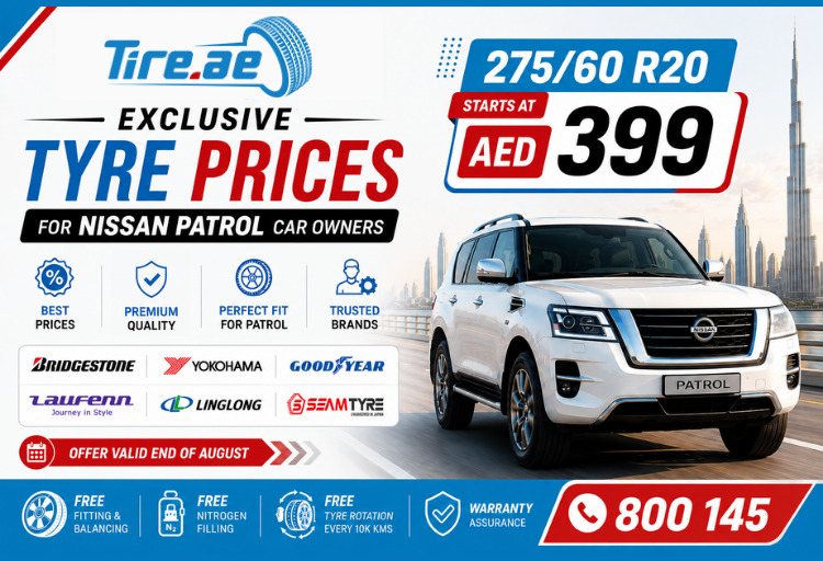 Best Tyre Offer on Nissan Patrol Car in UAE