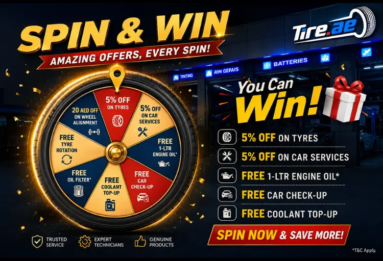 Win exisiting prizes by spin and wheel offer UAE