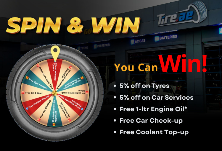 Spin the wheel and win exiting prizes online UAE