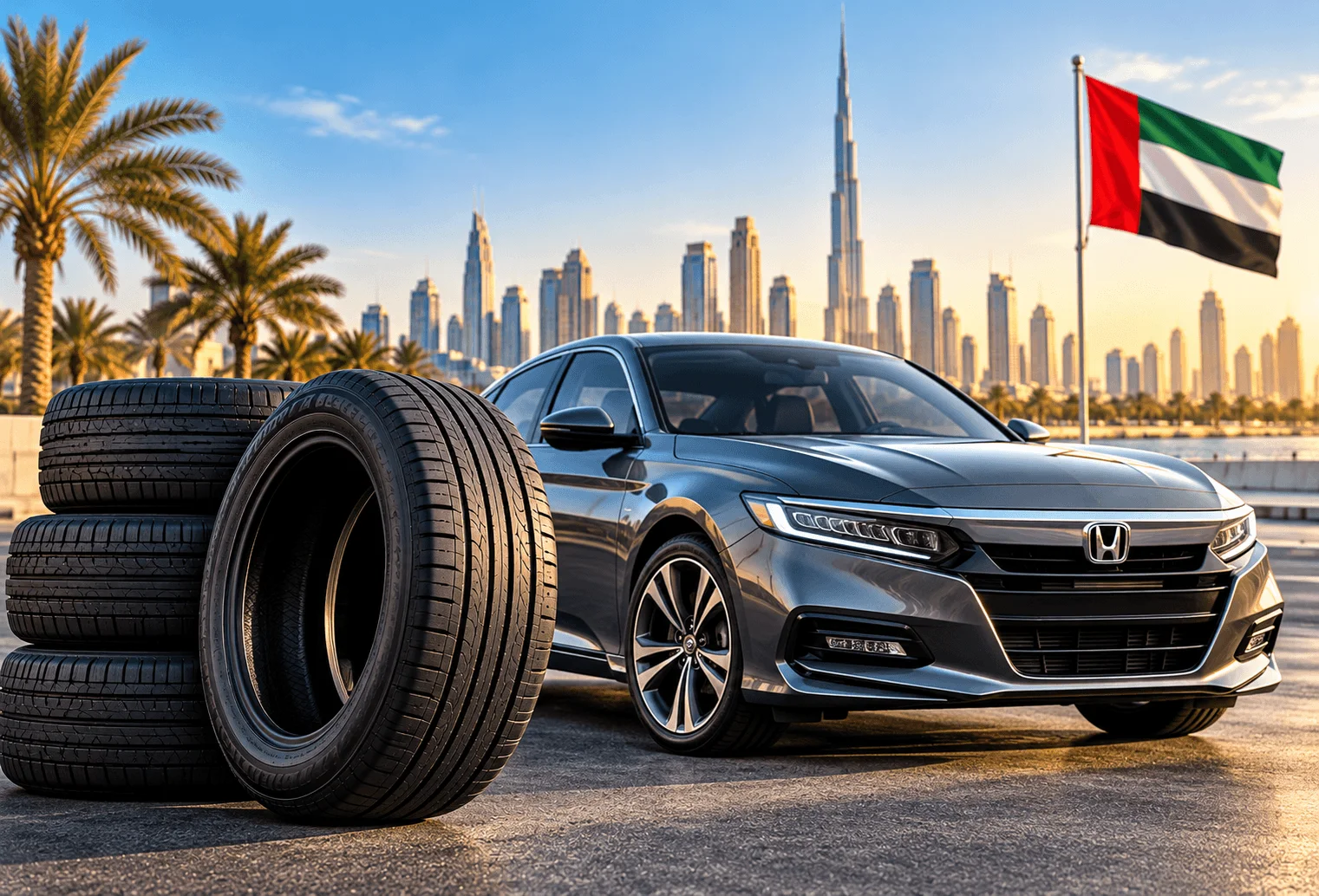 Best Tyres for Honda Accord in the UAE: Sizes, Comfort & Fuel Efficiency Guide