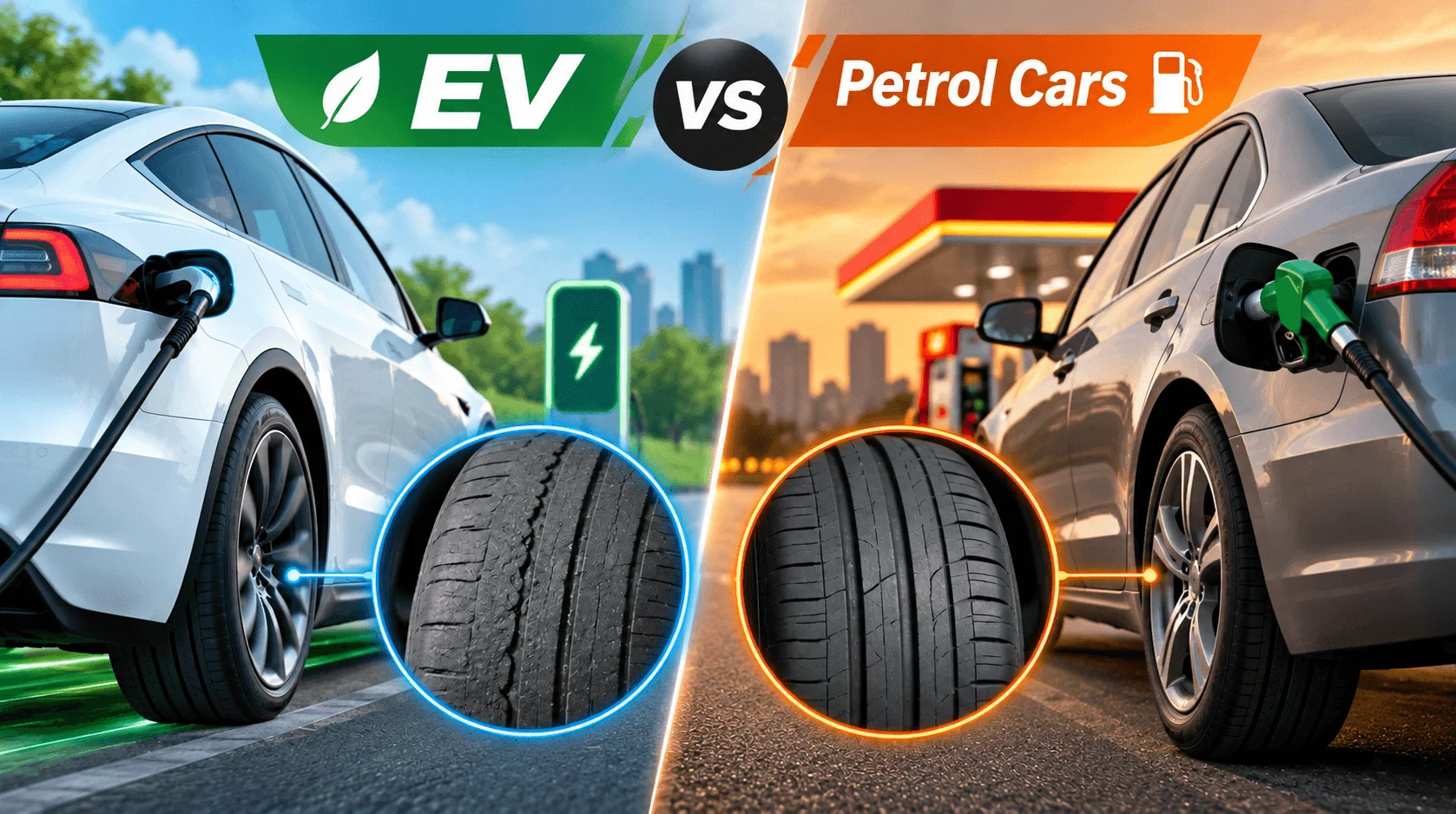 EV vs Petrol Cars: Why Electric Vehicles Wear Tyres Faster
